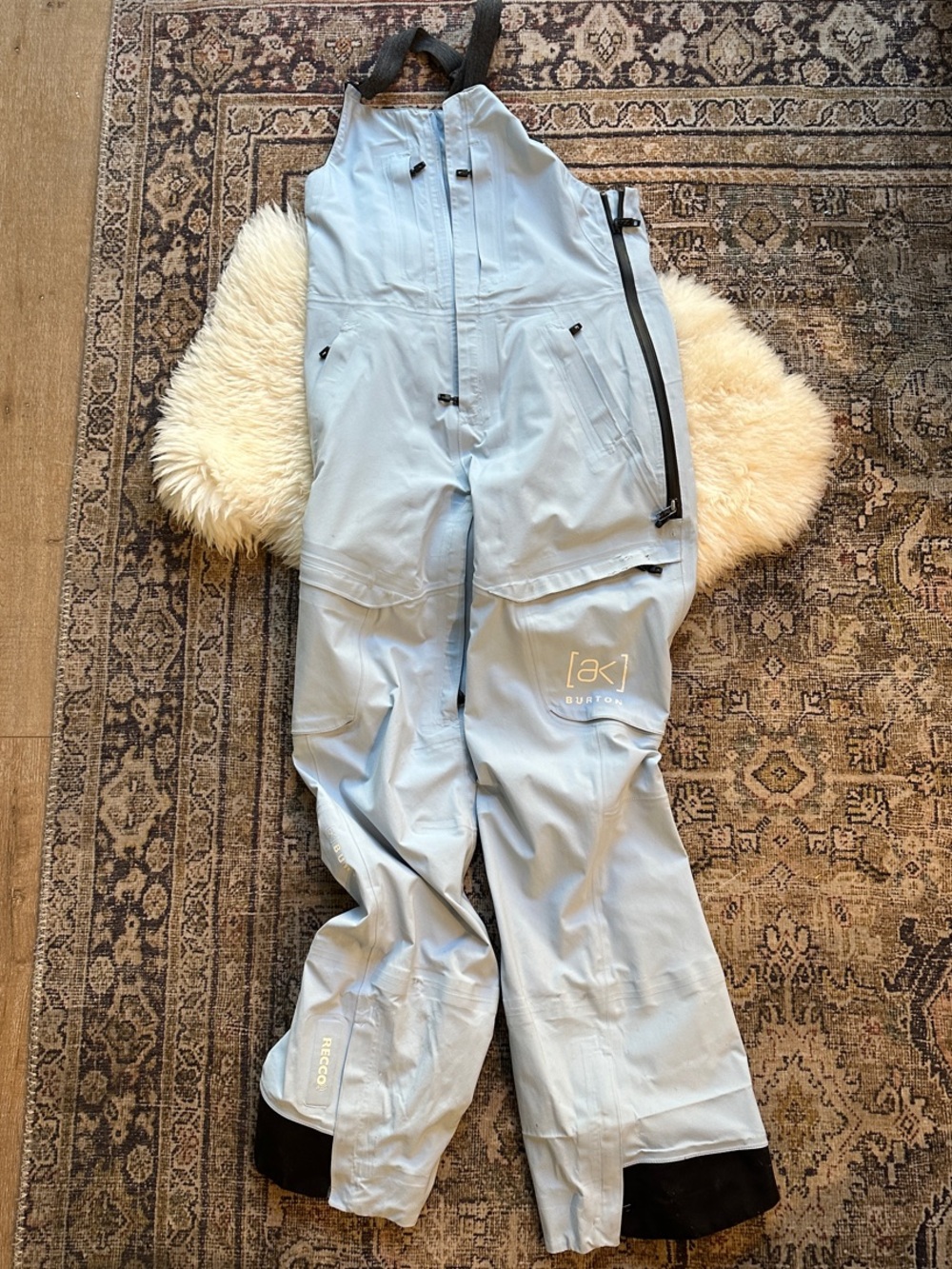 Burton AK Kimmy Gore-Tex 3L Stretch Bib Pants XS Moonrise